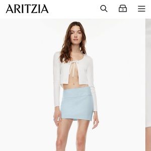 ARITZIA WENDY MINI SKIRT